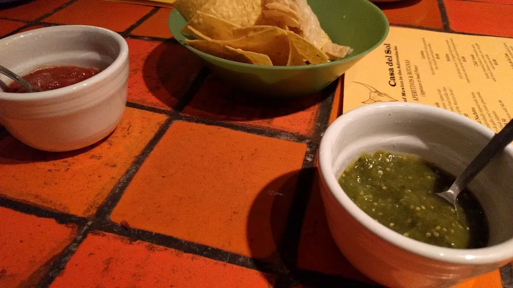Chips and Salsa Verde
