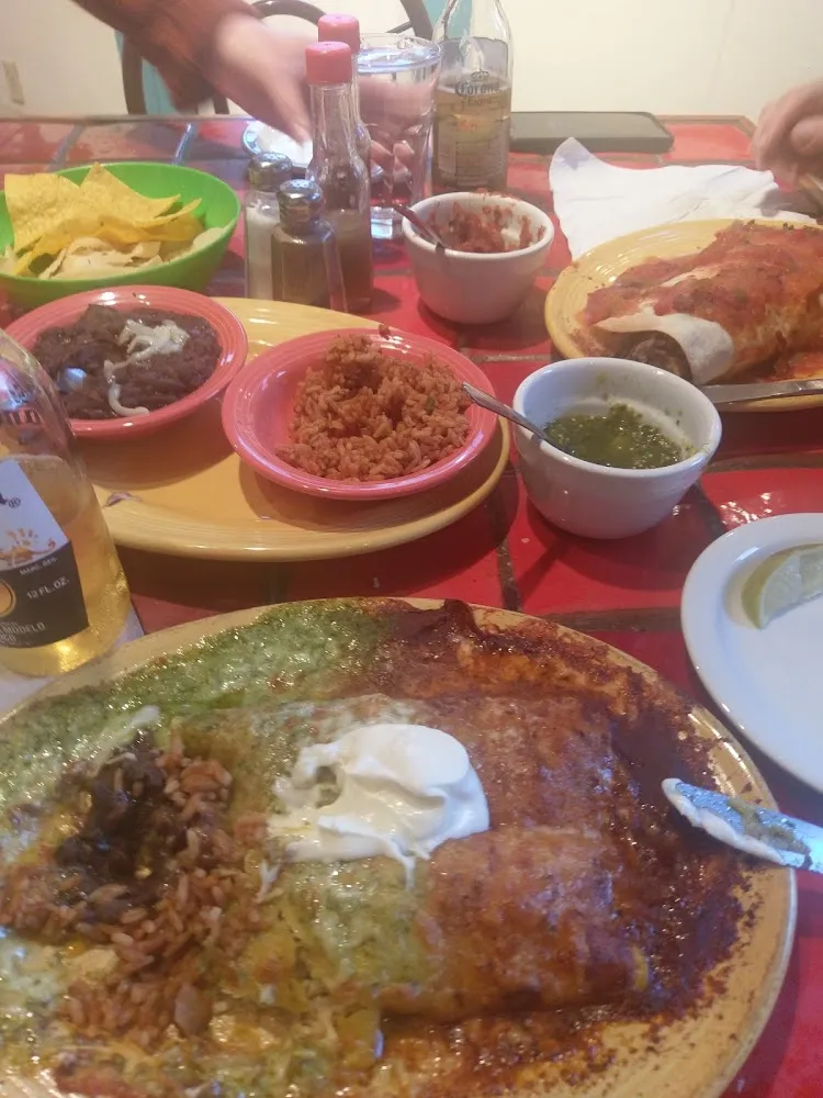 Enchiladas and Quesadilla