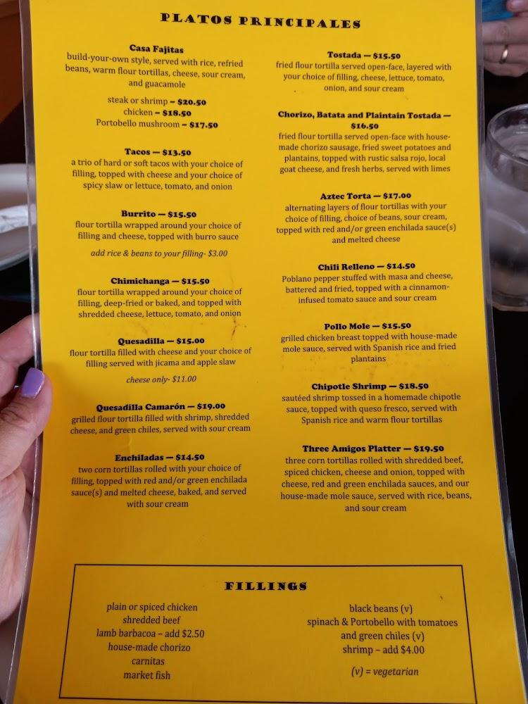 Casa del Sol Menu image 2