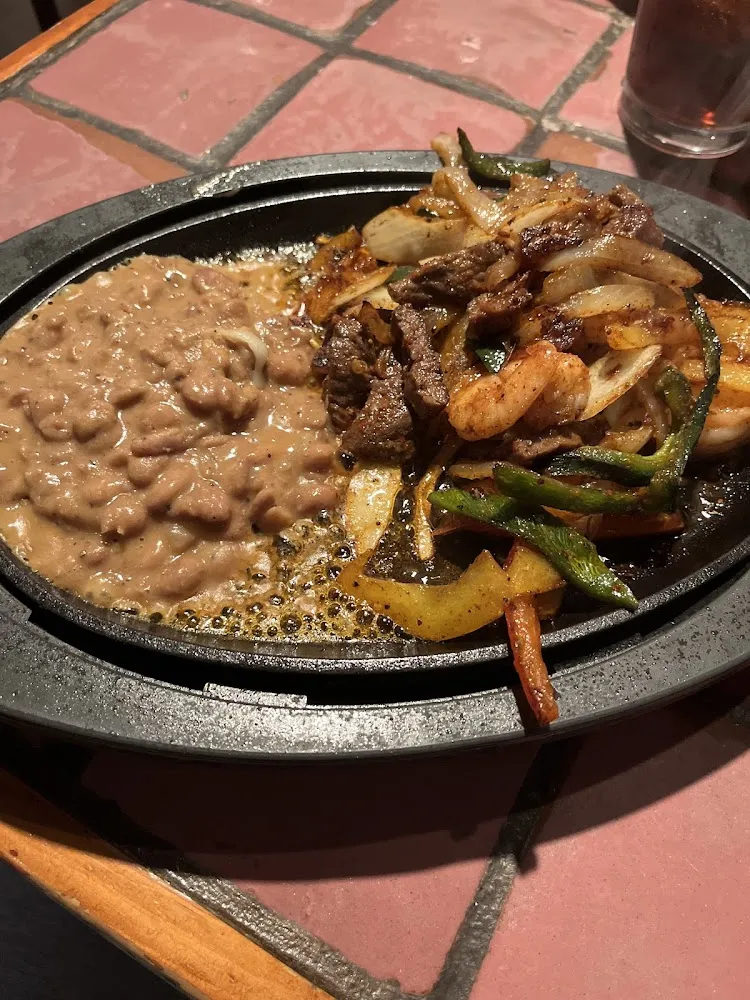 Steak and Shrimp Fajitas